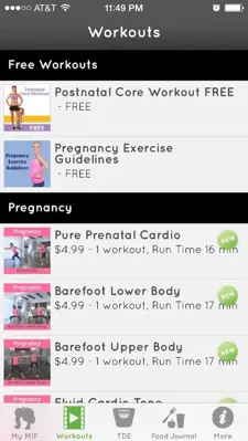 Moms Into Fitness android App screenshot 9